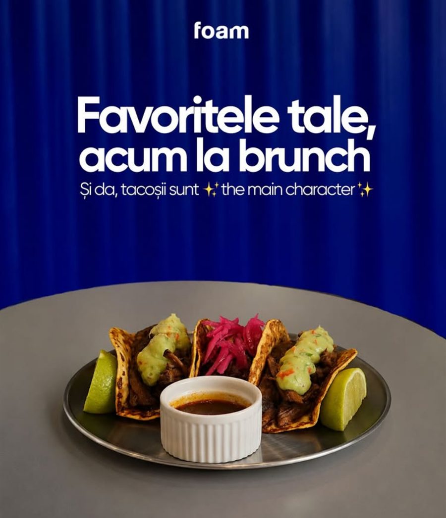 Tacos la brunch — favoritele tale, acum la foam